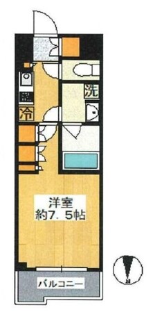 ルーブル武蔵小杉伍番館の物件間取画像